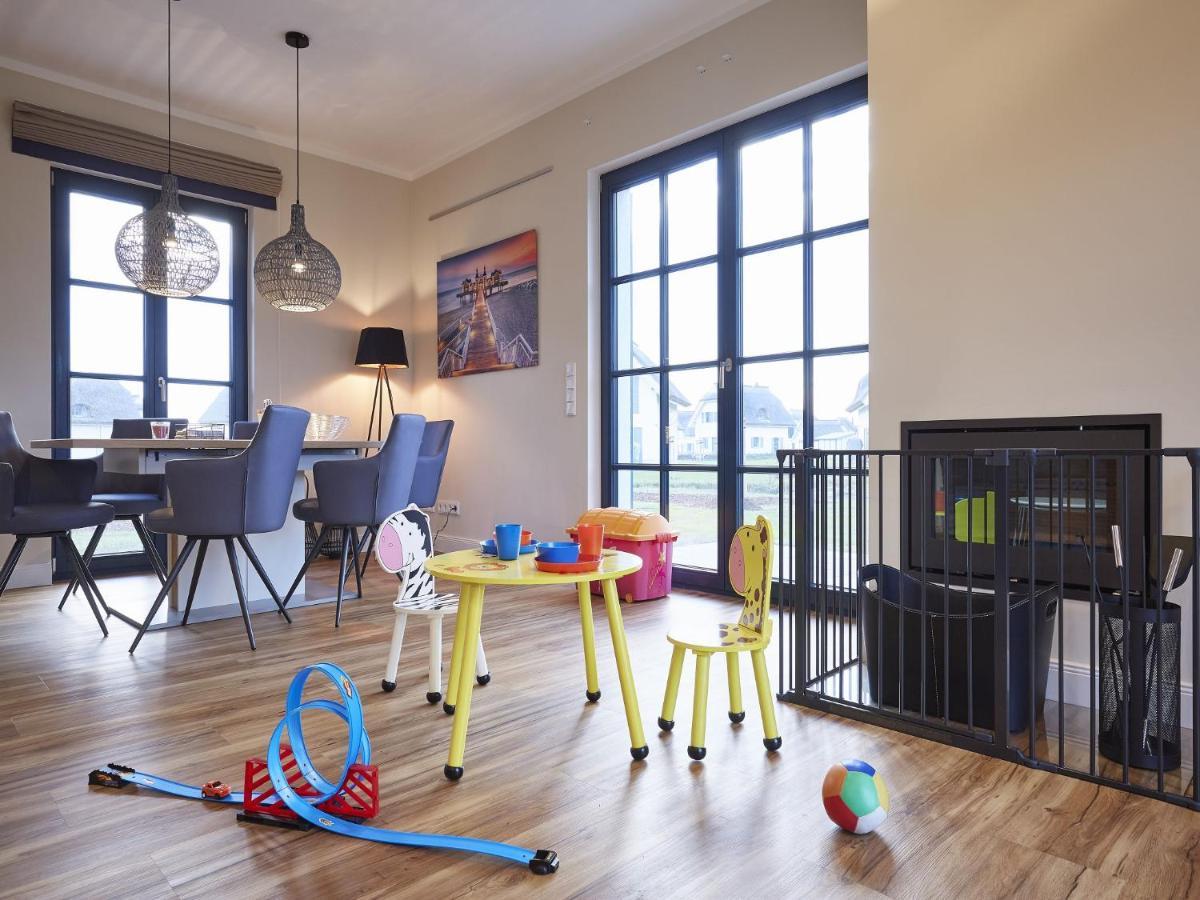 Reetland Am Meer - Premium Reetdachvilla Mit 3 Schlafzimmern, Sauna, Kamin Und Massagesessel F05 Dranske Extérieur photo