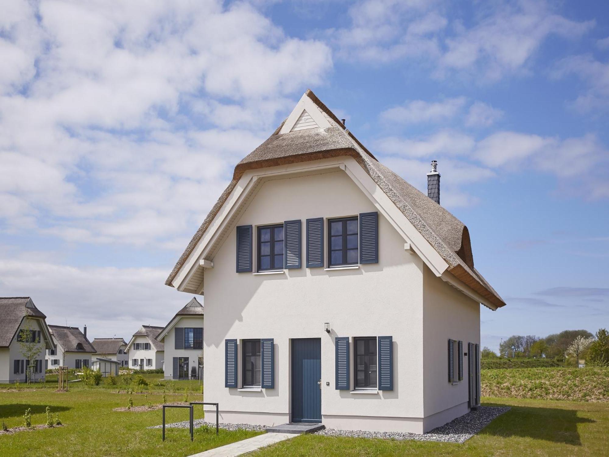 Reetland Am Meer - Premium Reetdachvilla Mit 3 Schlafzimmern, Sauna, Kamin Und Massagesessel F05 Dranske Extérieur photo